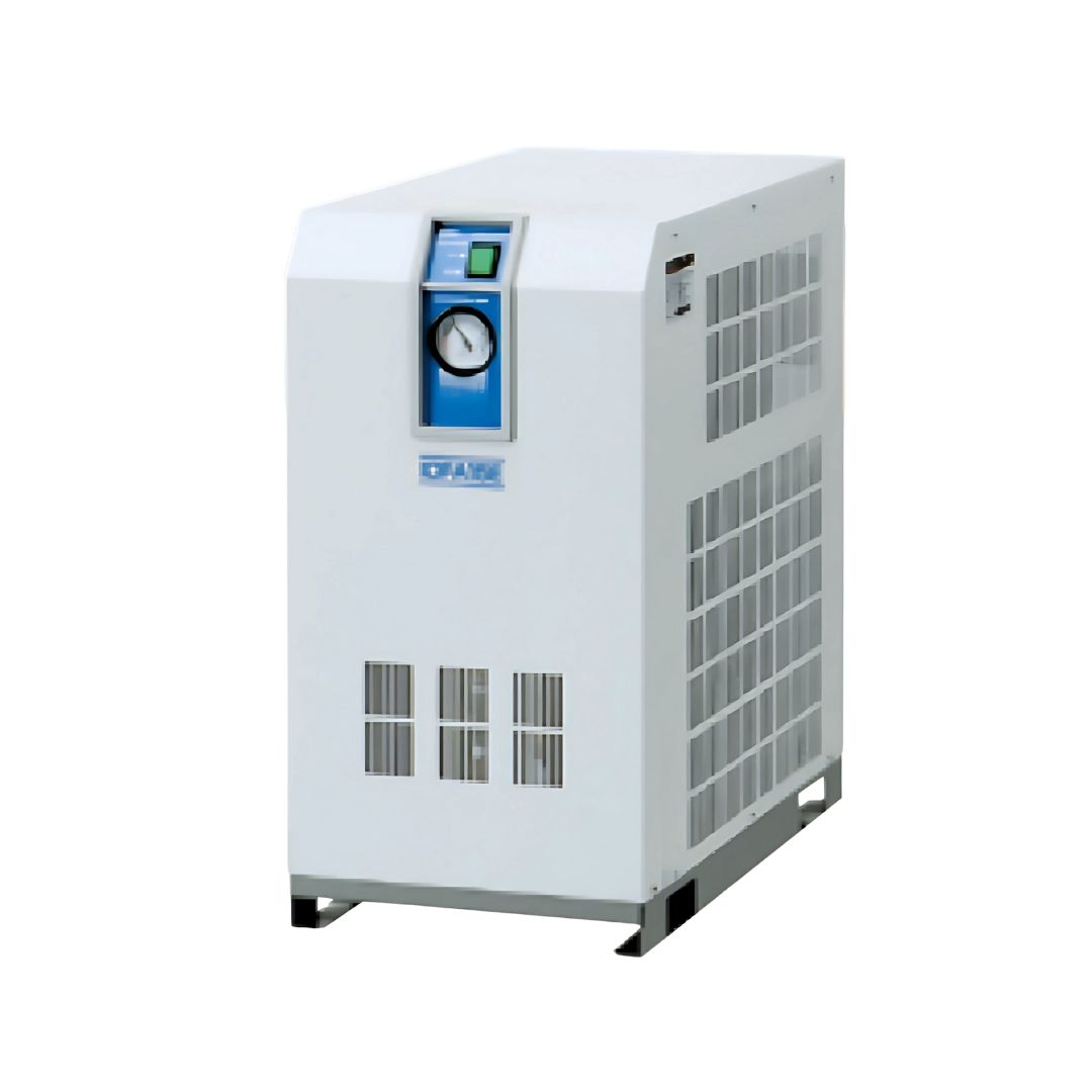 Imagen del secador IDF de SMC, diseñado para eliminar la humedad del aire comprimido mediante refrigeración.