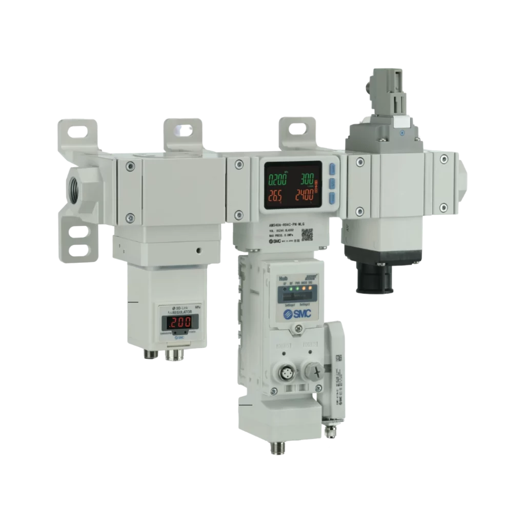 Sistema Air Management AMS20/30/40/60 con control digital y conexión inalámbrica