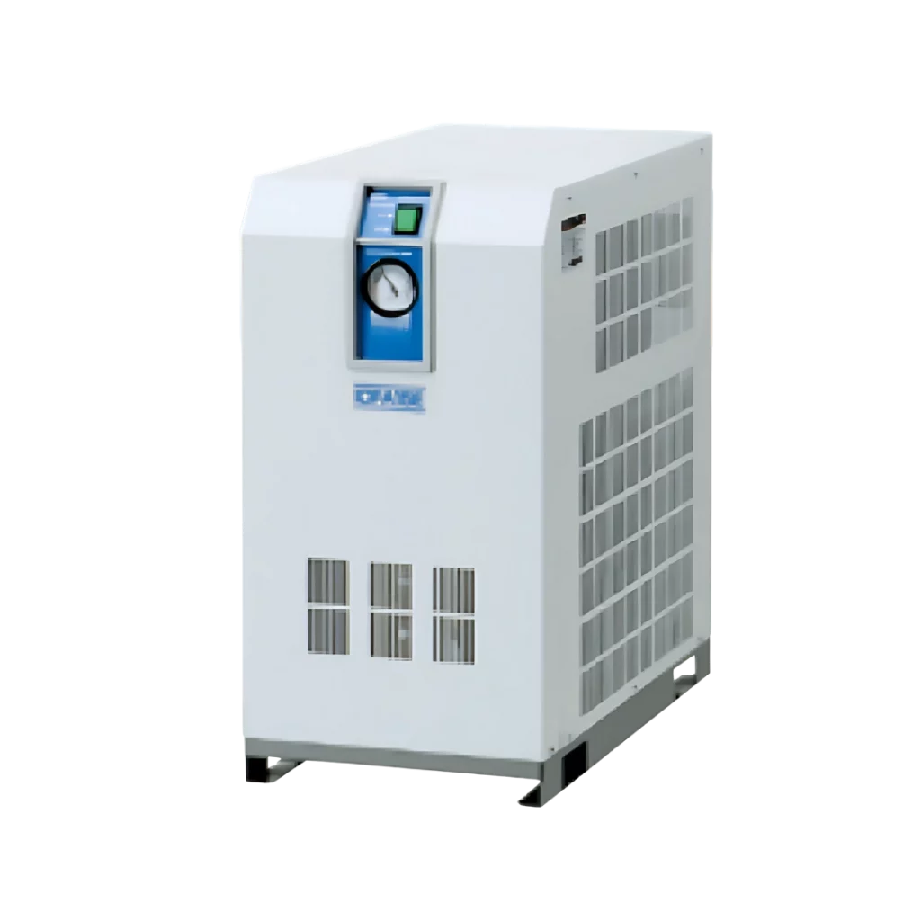 Imagen del secador IDF de SMC, diseñado para eliminar la humedad del aire comprimido mediante refrigeración.